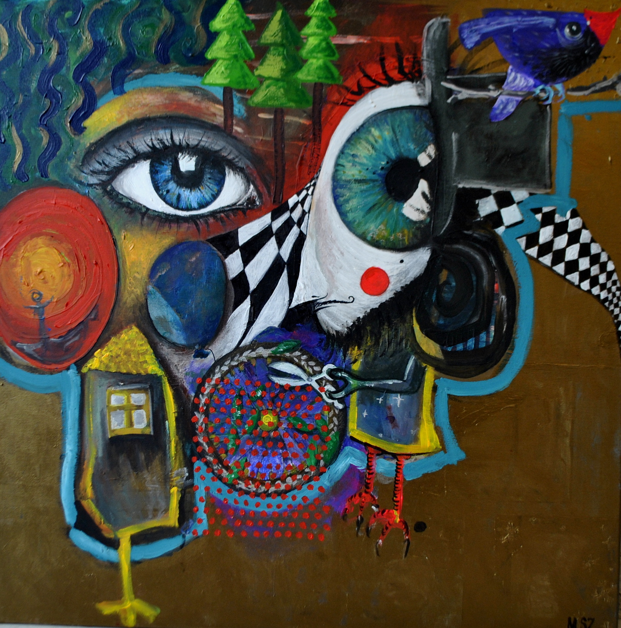 moka szymankiewicz paintings bajka 2017