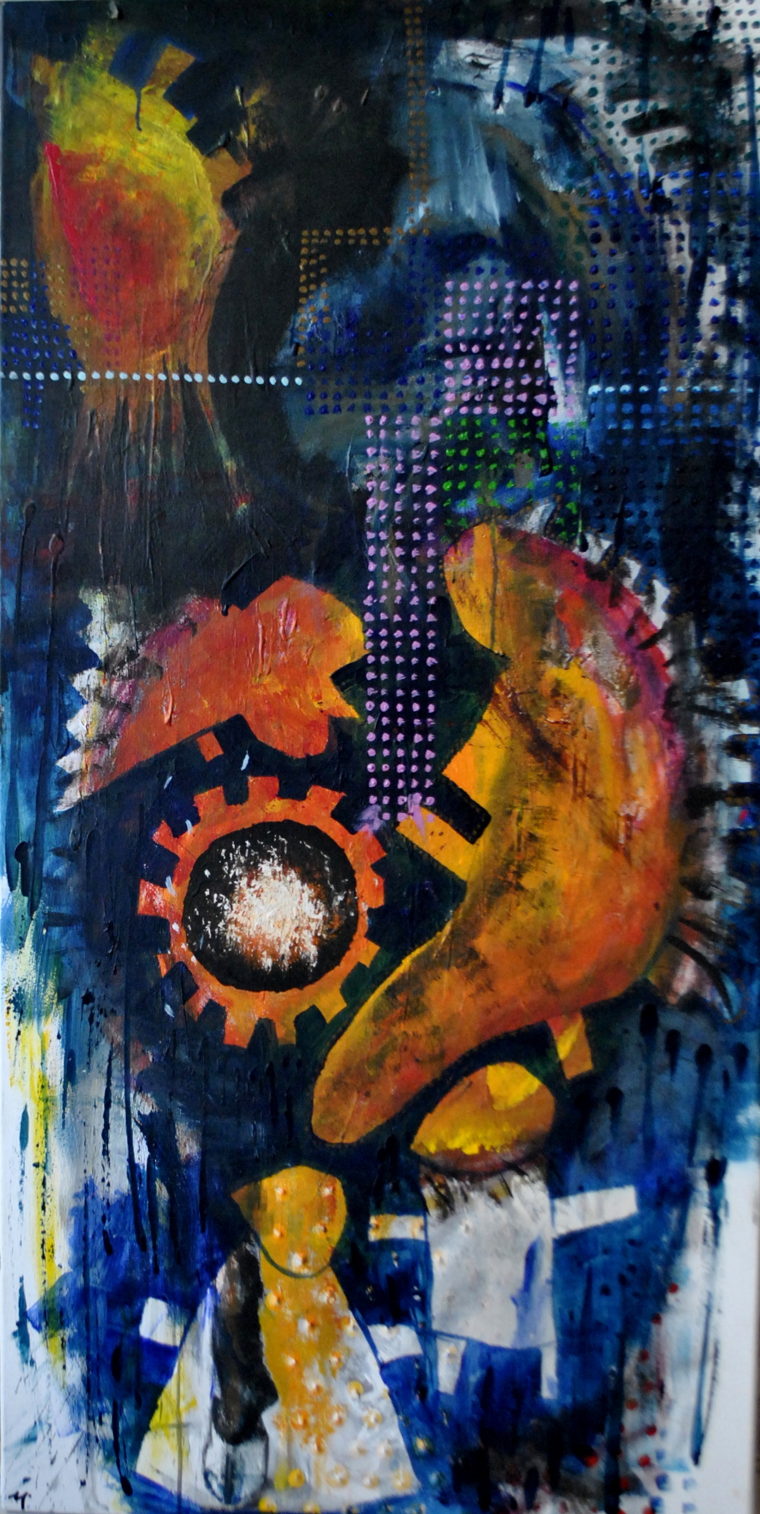 moka szymankiewicz paintings dinozaury 2016